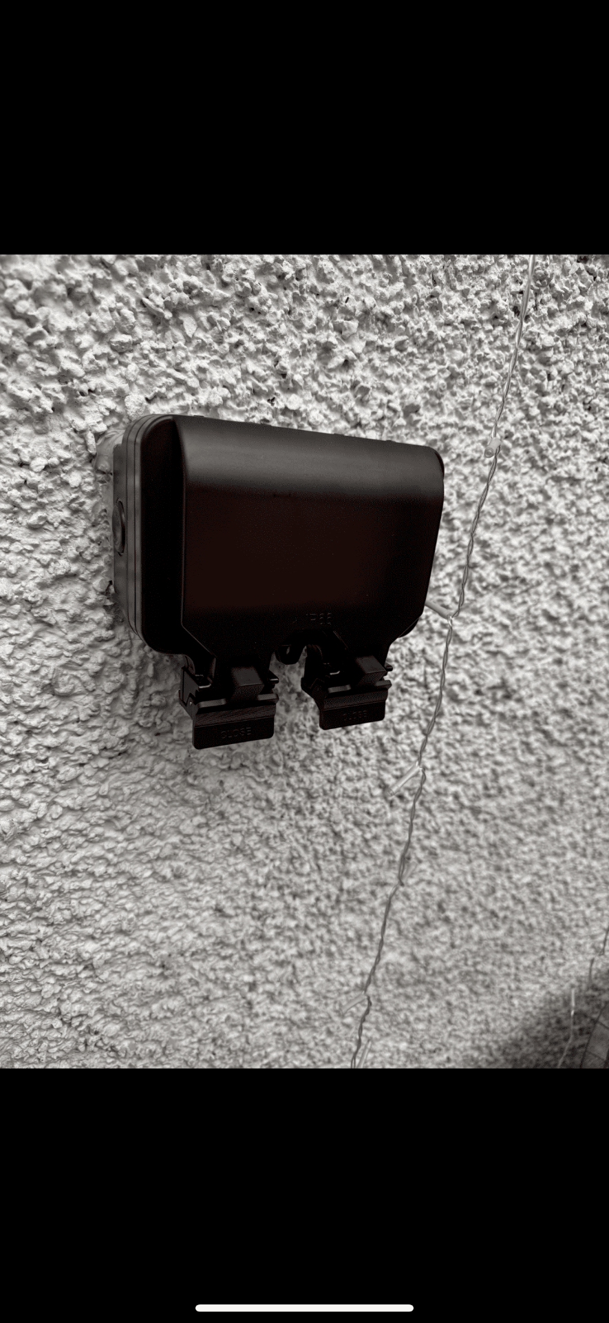 Sparknado past work — External weatherproof socket